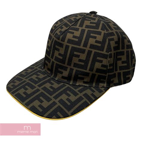 FENDI FXQ768 Zucca Pile Hat Cap Cap Baseball Cap Navy 